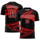 Custom Black Red-White Sublimation Soccer Uniform Jersey Custom Black Red-White Sublimation Soccer Uniform Jersey