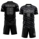 Custom Black White Sublimation Soccer Uniform Jersey Custom Black White Sublimation Soccer Uniform Jersey