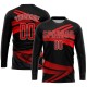 Custom Black Red-White Sublimation Soccer Uniform Jersey Custom Black Red-White Sublimation Soccer Uniform Jersey